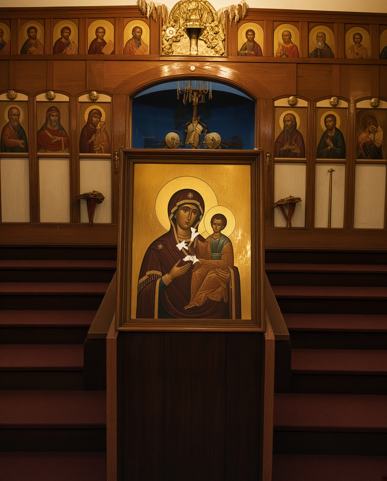 Pre-construction church interior